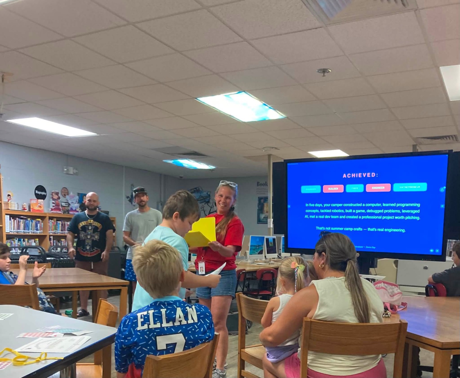 Students at the 2026 Summer Tech Camp